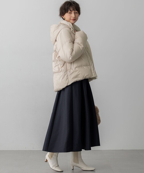 滝沢眞規子さん着用/VERY12月号掲載】シレータフタ コンパクト ダウン