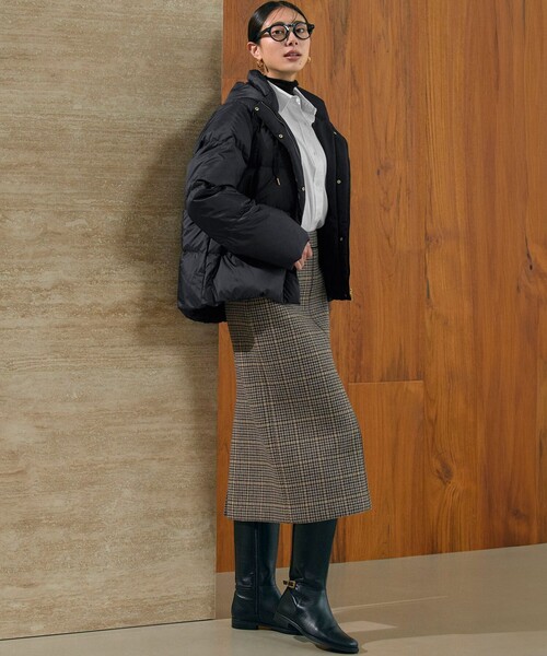 滝沢眞規子さん着用/VERY12月号掲載】シレータフタ コンパクト ダウン