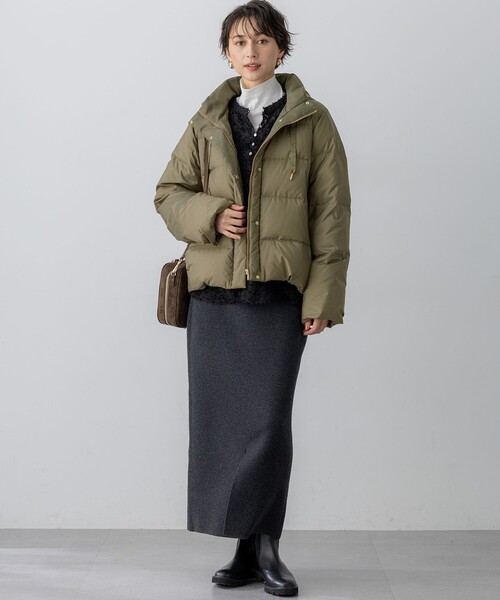 滝沢眞規子さん着用/VERY12月号掲載】シレータフタ コンパクト ダウン