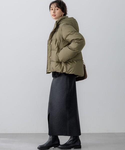 滝沢眞規子さん着用/VERY12月号掲載】シレータフタ コンパクト ダウン