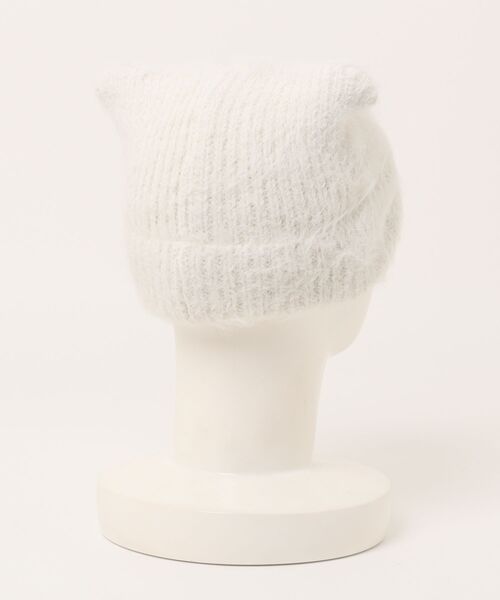 Honeys(ハニーズ)の「アニマルニット帽(ニットキャップ/ビーニー・レディース・ブラック系その他3/ブラウン系その他/ピンク系その他/グレー系その他/ブラック系その他2/ベージュ系その他/ホワイト系その他・FREE)」の20枚目の写真