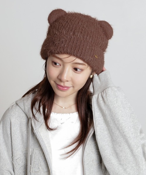 アニマルニット帽（ニットキャップ/ビーニー）｜Honeys