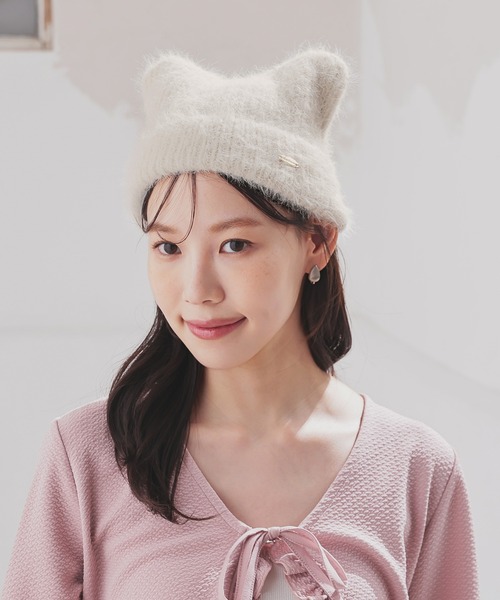 ロニースコッツで購入。INIS MEAIN アルパカ100%ニット帽 ベージュ ロニースコッツで購入。INIS MEAIN アルパカ100%ニット帽