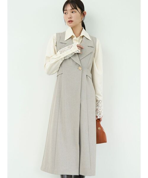 メタルボタンテーラードジャンパースカート（ワンピース）｜LAGUNAMOON