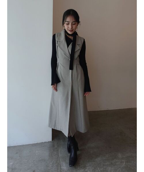 【新品•未使用】ラグナムーン　メタルボタンテーラードジャンパースカートM メタルボタンテーラードジャンパースカート｜ラグナムーンの通販