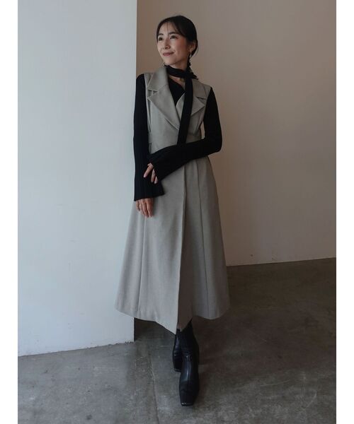 メタルボタンテーラードジャンパースカート（ワンピース）｜LAGUNAMOON