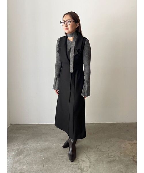 メタルボタンテーラードジャンパースカート（ワンピース）｜LAGUNAMOON