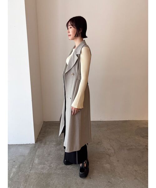 LAGUNAMOON（ラグナムーン）の「メタルボタンテーラードジャンパースカート（ワンピース・レディース・ブラック/ライトグレー/ブラウン・SMALL/MEDIUM）」の22枚目の写真