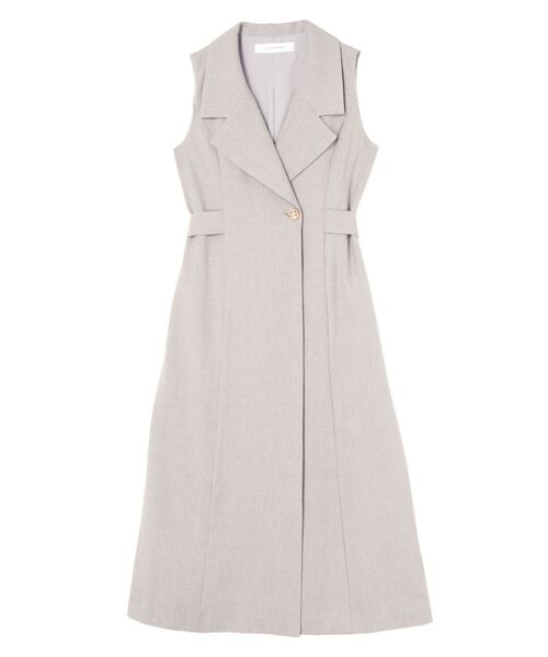 LAGUNAMOON（ラグナムーン）の「メタルボタンテーラードジャンパースカート（ワンピース・レディース・ブラック/ライトグレー/ブラウン・SMALL/MEDIUM）」の5枚目の写真