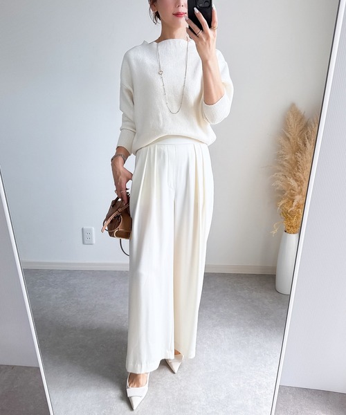 ZOZO限定】前後2WAYオフショルWZIPニットカーデ（カーディガン/ボレロ