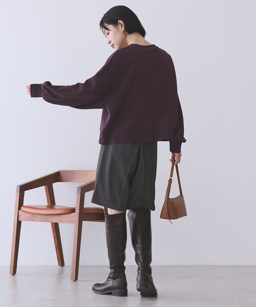 AMERICAN HOLIC(アメリカンホリック)の「イージーケアタックハーフパンツ(その他パンツ・レディース・ブルー系その他4/杢グレー/ブラック・M/L)」の17枚目の写真