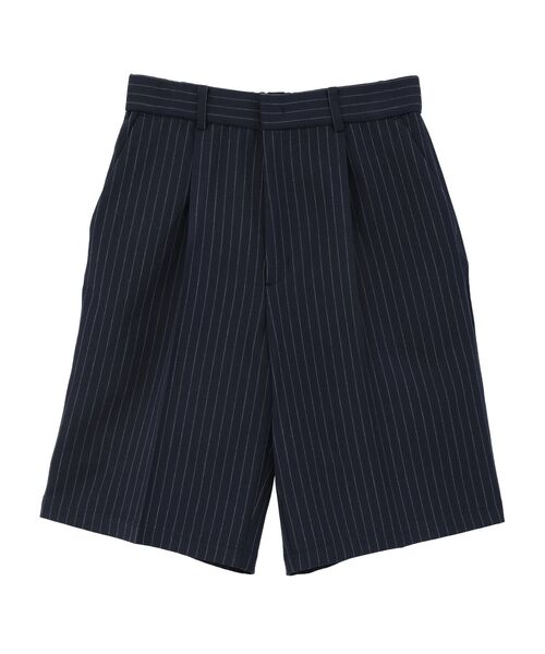 AMERICAN HOLIC(アメリカンホリック)の「イージーケアタックハーフパンツ(その他パンツ・レディース・ブルー系その他4/杢グレー/ブラック・M/L)」の6枚目の写真