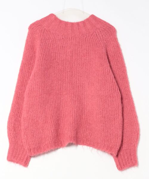 Lo-Fi（ローファイ）の「バルキーヤーンルーズニット（ニット/セーター・レディース・オフホワイト/ピンク/ブルー・M）」の10枚目の写真