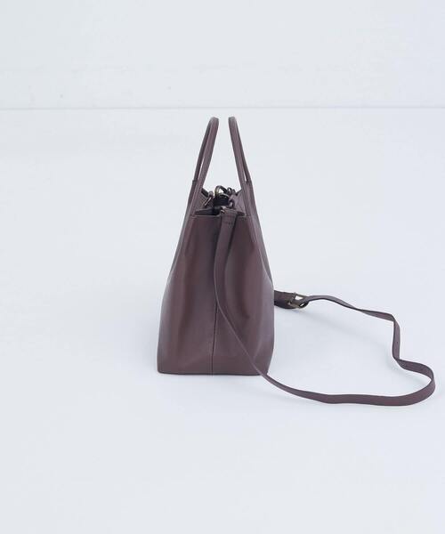 ADIEU TRISTESSE（アデュートリステス）の「ショルダーストラップ付きスクエアバック（ショルダーバッグ・レディース・ダークブラウン/ブラック・FREE）」の11枚目の写真