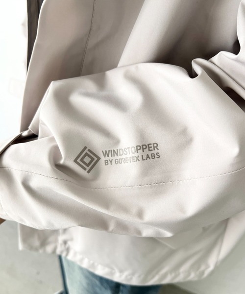THE NORTH FACE(ザノースフェイス)の「THE NORTH FACE(ザ・ノースフェイス)/M'S GORE CONVEX JACKET/軽量 防風 ワンポイント ロゴプリント マウンパジャケット(ブルゾン・レディース・ブラック/ホワイト/グレー・L/XL/M)」の18枚目の写真