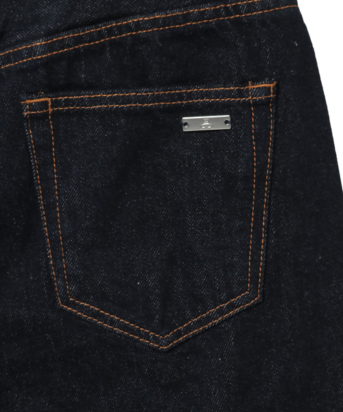 CONVERSE TOKYO（コンバーストウキョウ）の「【HL】LACE-UP WIDE DENIM PANTS RIGID (SET-UP)（デニムパンツ・レディース・ネイビー・SMALL/MEDIUM）」の7枚目の写真