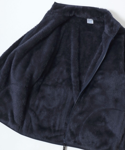 Champion(チャンピオン)の「Champion/チャンピオン SHERPA FLEECE ZIP JACKET/シェルパフリース ロゴ ワンポイント刺繍 ジップジャケット/ボアフリースジャケット/ブルゾン/レディース メンズ(ブルゾン・メンズ・ブラック/ネイビー/オリーブ・L/M/XL)」の9枚目の写真