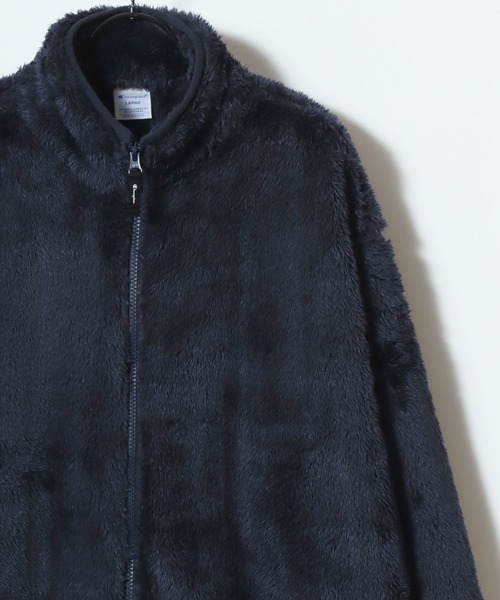 Champion(チャンピオン)の「Champion/チャンピオン SHERPA FLEECE ZIP JACKET/シェルパフリース ロゴ ワンポイント刺繍 ジップジャケット/ボアフリースジャケット/ブルゾン/レディース メンズ(ブルゾン・メンズ・ブラック/ネイビー/オリーブ・L/M/XL)」の15枚目の写真