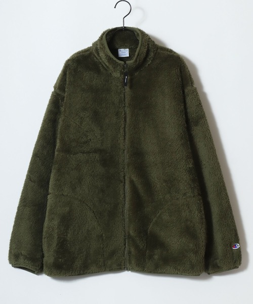 Champion(チャンピオン)の「Champion/チャンピオン SHERPA FLEECE ZIP JACKET/シェルパフリース ロゴ ワンポイント刺繍 ジップジャケット/ボアフリースジャケット/ブルゾン/レディース メンズ(ブルゾン・メンズ・ブラック/ネイビー/オリーブ・L/M/XL)」の17枚目の写真