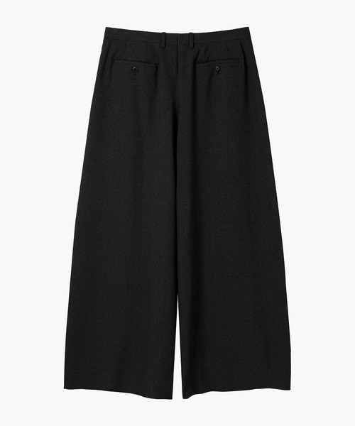 パンツ LAD MUSICIAN : ESTER SERGE ROUND SLACKS ESTER SERGE ROUND SLACKS（スラックス）｜LAD MUSICIAN（ラッド