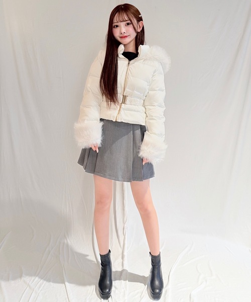 ショートウエストマークダウンコート（ダウンジャケット/コート