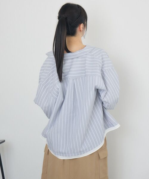 RETRO GIRL(レトロガール)の「レイヤード風シャツ(シャツ/ブラウス・レディース・オフホワイト/グレー系その他/イエロー系その他・FREE)」の20枚目の写真