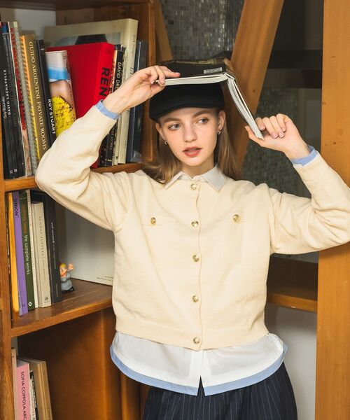 RETRO GIRL(レトロガール)の「レイヤード風シャツ(シャツ/ブラウス・レディース・オフホワイト/グレー系その他/イエロー系その他・FREE)」の22枚目の写真