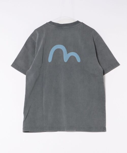 00s EVISU タイダイ　刺繍ロゴ　ダークグレー クルーネック　スウェット 00s EVISU タイダイ 刺繍ロゴ ダークグレー クルーネック スウェット