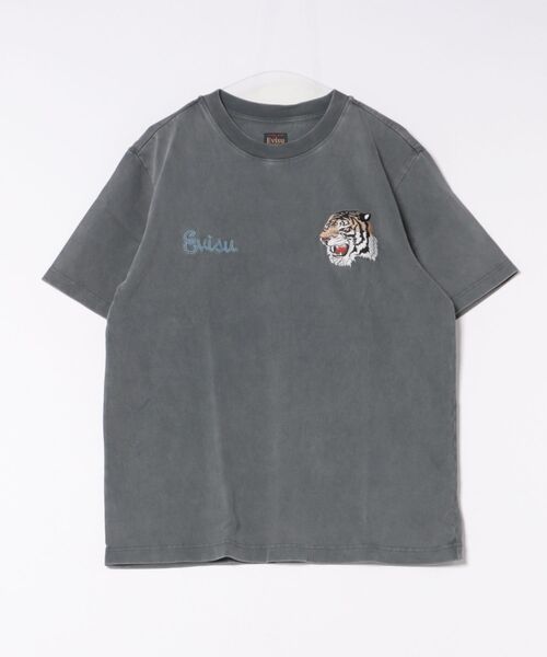 セール】【EVISU】TIGER SEAGULL S/S TEE / ブラック