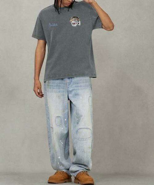 EVISU（エヴィス）の「【EVISU】TIGER SEAGULL S/S TEE / ブラック [2EAEJM5TS6023RXCT]（Tシャツ/カットソー・メンズ・ブラック・M/L/LL/S）」の9枚目の写真