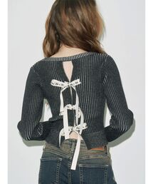 EVRIS | バックリボンニットトップス(ニット/セーター)