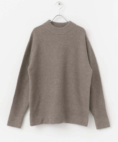 URBAN RESEARCH ROSSO MEN（アーバンリサーチロッソメン）の「『XLサイズあり』ハミルトンウールガーター編みモックネックプルオーバー（ニット/セーター・メンズ・グレー/グレー系その他/ブラック・X-LARGE/LARGE/MEDIUM）」の14枚目の写真