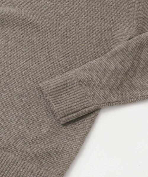 URBAN RESEARCH ROSSO MEN（アーバンリサーチロッソメン）の「『XLサイズあり』ハミルトンウールガーター編みモックネックプルオーバー（ニット/セーター・メンズ・グレー/グレー系その他/ブラック・X-LARGE/LARGE/MEDIUM）」の15枚目の写真
