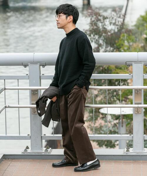 URBAN RESEARCH ROSSO MEN（アーバンリサーチロッソメン）の「『XLサイズあり』ハミルトンウールガーター編みモックネックプルオーバー（ニット/セーター・メンズ・グレー/グレー系その他/ブラック・X-LARGE/LARGE/MEDIUM）」の20枚目の写真
