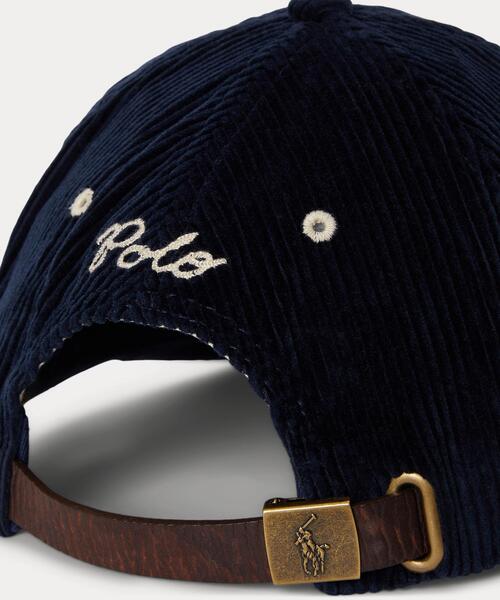NY パッチ コーデュロイ ボール キャップ（キャップ）｜POLO RALPH