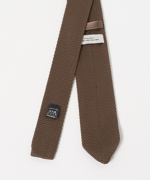 green label relaxing(グリーンレーベルリラクシング)の「GLR ポリエステル ウォッシャブル ニット ドット ネクタイ ニットタイ(ネクタイ・メンズ・ブラック/ネイビー/ダークグリーン/ワイン/ブラウン系・FREE)」の7枚目の写真