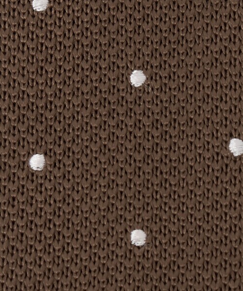 green label relaxing(グリーンレーベルリラクシング)の「GLR ポリエステル ウォッシャブル ニット ドット ネクタイ ニットタイ(ネクタイ・メンズ・ブラック/ネイビー/ダークグリーン/ワイン/ブラウン系・FREE)」の11枚目の写真