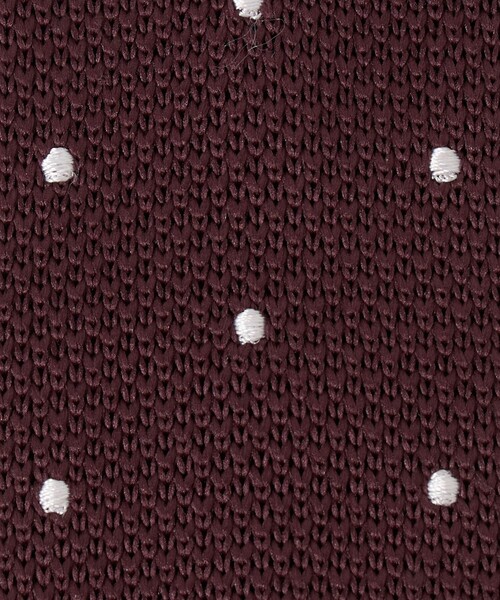 green label relaxing(グリーンレーベルリラクシング)の「GLR ポリエステル ウォッシャブル ニット ドット ネクタイ ニットタイ(ネクタイ・メンズ・ブラック/ネイビー/ダークグリーン/ワイン/ブラウン系・FREE)」の13枚目の写真