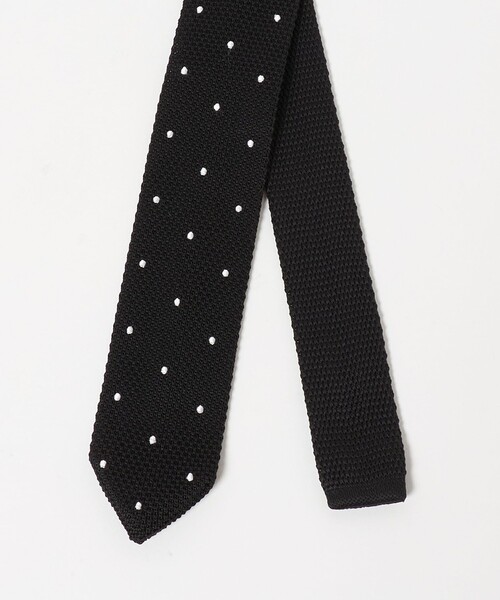green label relaxing(グリーンレーベルリラクシング)の「GLR ポリエステル ウォッシャブル ニット ドット ネクタイ ニットタイ(ネクタイ・メンズ・ブラック/ネイビー/ダークグリーン/ワイン/ブラウン系・FREE)」の15枚目の写真