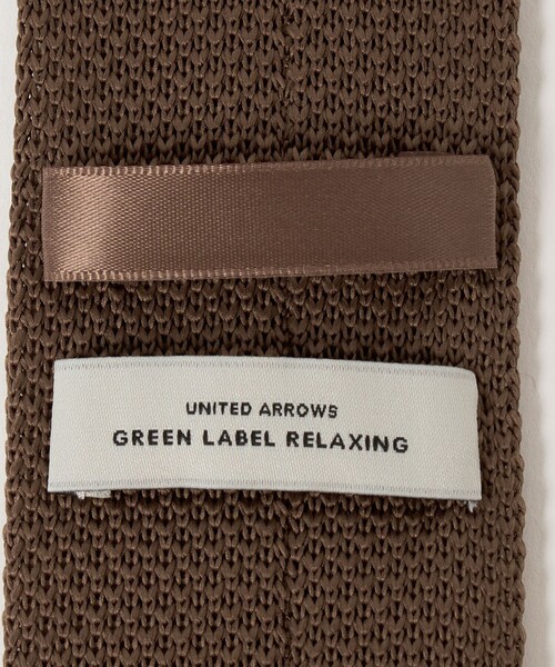 green label relaxing(グリーンレーベルリラクシング)の「GLR ポリエステル ウォッシャブル ニット ドット ネクタイ ニットタイ(ネクタイ・メンズ・ブラック/ネイビー/ダークグリーン/ワイン/ブラウン系・FREE)」の16枚目の写真