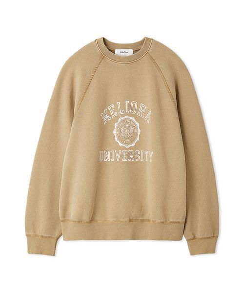ヴィンテージライクカレッジロゴトレーナー（スウェット）｜Mila Owen