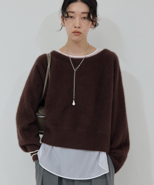 ファーボートネックプルオーバー GALLARDAGALANTE｜ファーボートネックプルオーバー | Rakuten Fashion