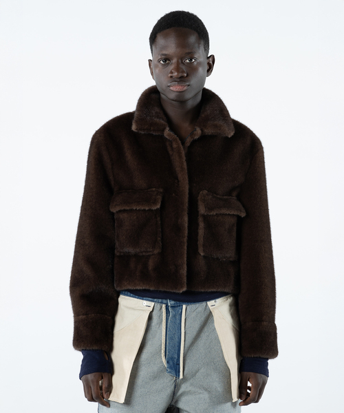 JOINT WORKS(ジョイントワークス)の「irojikake/イロジカケ DREAM JACKET(デニムジャケット・レディース・ボルドー・SMALL)」の4枚目の写真