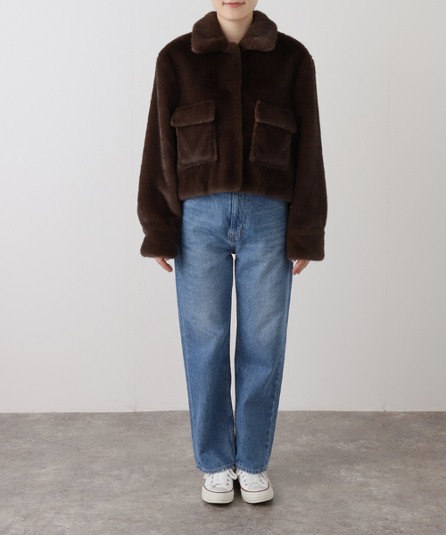 JOINT WORKS(ジョイントワークス)の「irojikake/イロジカケ DREAM JACKET(デニムジャケット・レディース・ボルドー・SMALL)」の6枚目の写真