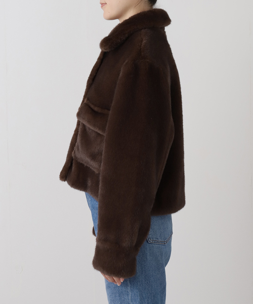 JOINT WORKS(ジョイントワークス)の「irojikake/イロジカケ DREAM JACKET(デニムジャケット・レディース・ボルドー・SMALL)」の8枚目の写真