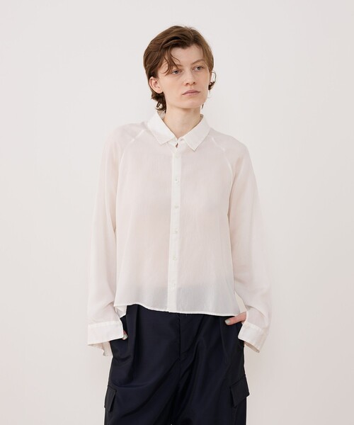 セルロースシルクブロード ドルマンスリーブシャツ（シャツ/ブラウス