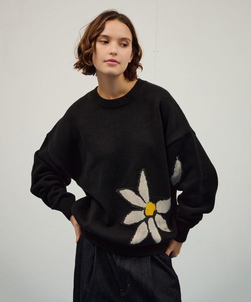 WETTEMPT(ウィテンプト)の「DESIGN JACQUARD KNIT / デザインジャガードニット(ニット/セーター・メンズ・アイボリー/ブラック・SMALL/MEDIUM/LARGE)」の22枚目の写真