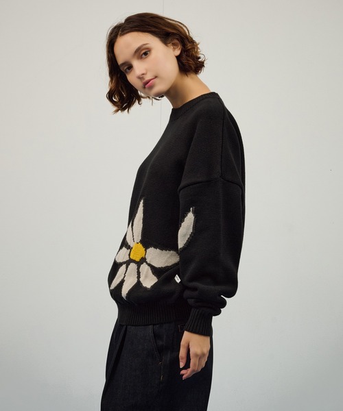 WETTEMPT(ウィテンプト)の「DESIGN JACQUARD KNIT / デザインジャガードニット(ニット/セーター・メンズ・アイボリー/ブラック・SMALL/MEDIUM/LARGE)」の17枚目の写真
