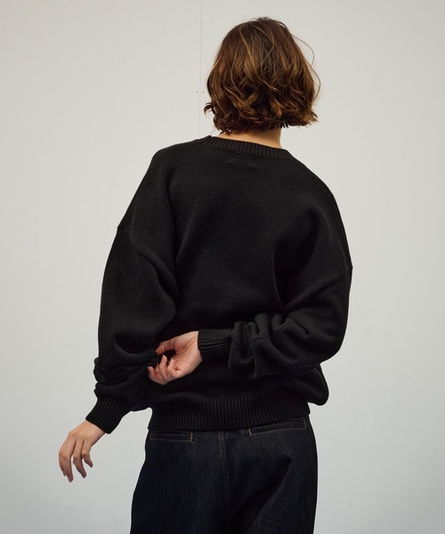 WETTEMPT(ウィテンプト)の「DESIGN JACQUARD KNIT / デザインジャガードニット(ニット/セーター・メンズ・アイボリー/ブラック・SMALL/MEDIUM/LARGE)」の19枚目の写真