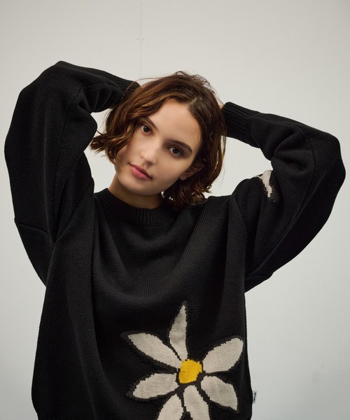 セール】DESIGN JACQUARD KNIT / デザインジャガードニット（ニット